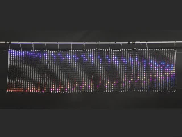 NeoPixel LED Outdoor Netting - 80 x 20 LEDs - 1x4 Meter Sizing