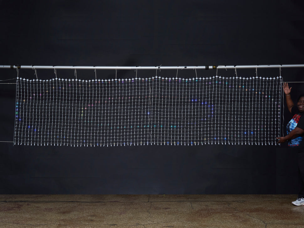 NeoPixel LED Outdoor Netting - 80 x 20 LEDs - 1x4 Meter Sizing