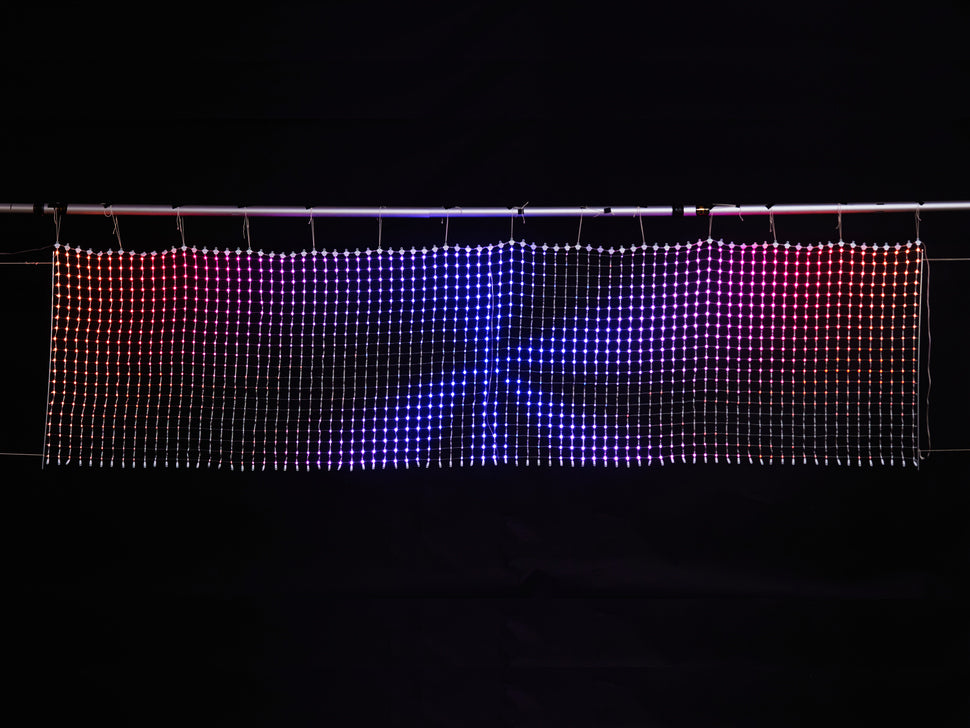 NeoPixel LED Outdoor Netting - 80 x 20 LEDs - 1x4 Meter Sizing
