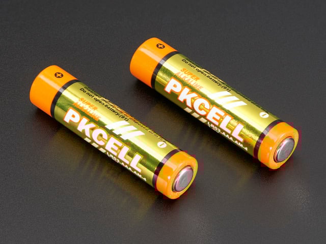 Alkaline AAA batteries - 2 pack