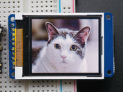 1.8" SPI TFT display, 160x128 18-bit color - ST7735R driver