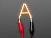 Alphabet LED Filament - Warm White Letter "A"