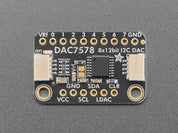 Adafruit DAC7578 Breakout - 8 x Channel 12-bit I2C DAC