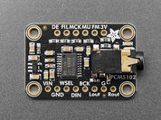 Adafruit PCM5102 I2S DAC with Line Level Output - 112dB SNR