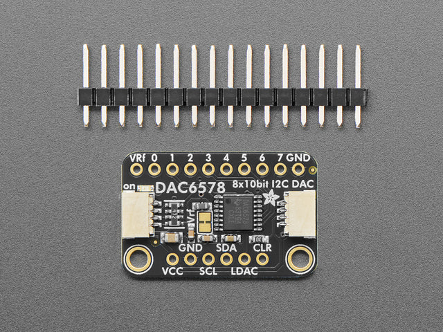 Adafruit DAC6578 Breakout - 8 x Channel 10-bit I2C DAC