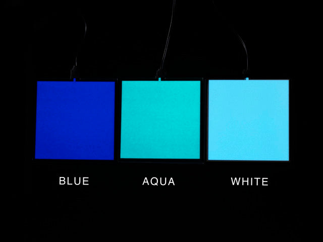 Electroluminescent (EL) Panel Starter Pack - 10cm x 10cm Blue