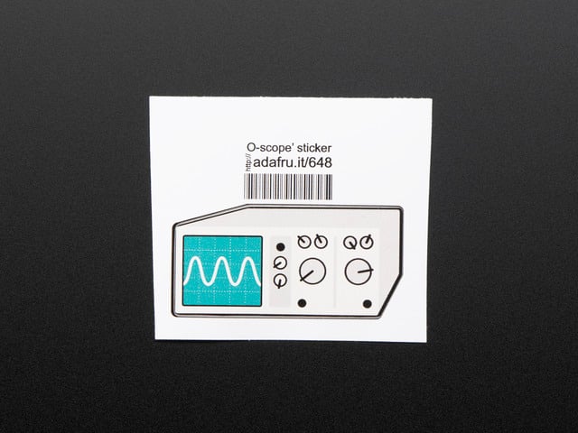 Oscilloscope - Sticker!