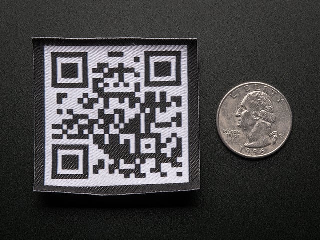 QR Code - Skill badge, iron-on patch