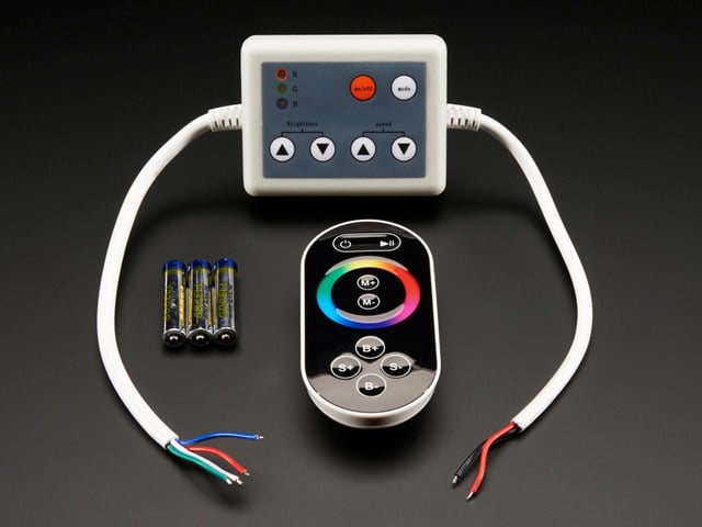 RF Touch Wheel Controller for Analog RGB LED Strips