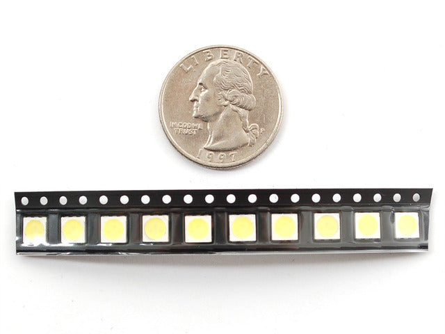 SMT Cool White 5050 LED - 10 pack