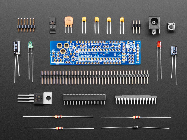 DC Boarduino (Arduino compatible) Kit (w/ATmega328)