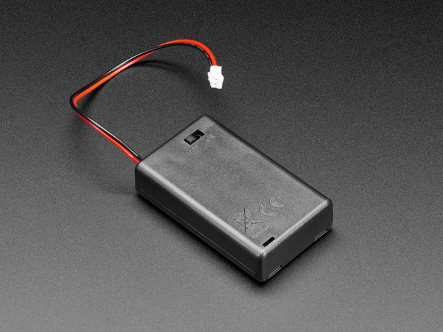 3 x AAA Battery Holder with On/Off Switch and 2-Pin JST