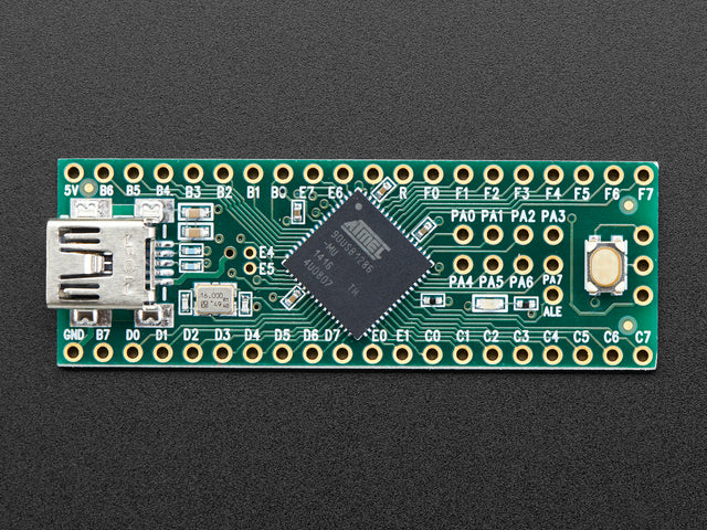 Teensy++ (AT90USB1286 USB dev board) + header
