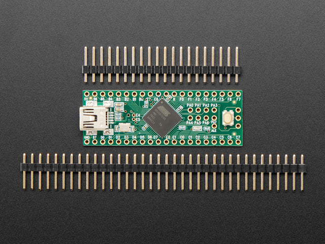 Teensy++ (AT90USB1286 USB dev board) + header