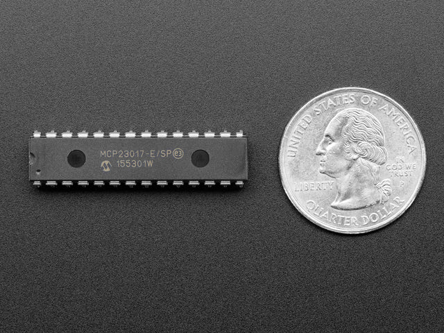 MCP23017 - i2c 16 input/output port expander