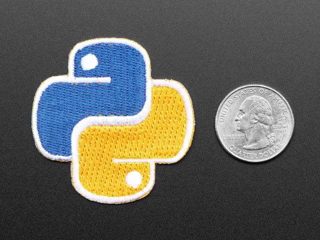 Python - Skill badge, iron-on patch