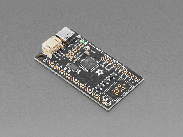 Adafruit USB + Serial LCD Backpack Add-On with Cable