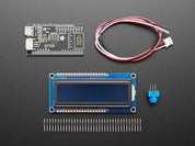 USB + Serial Backpack Kit with 16x2  RGB backlight negative LCD