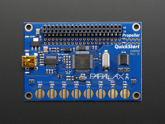 Parallax Propeller Quickstart USB Development Board