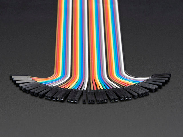 Premium Female/Female Jumper Wires - 40 x 12in (300mm)