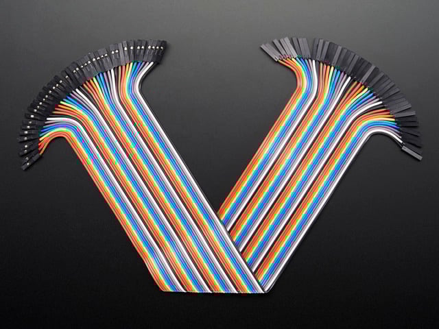 Premium Female/Female Jumper Wires - 40 x 12in (300mm)