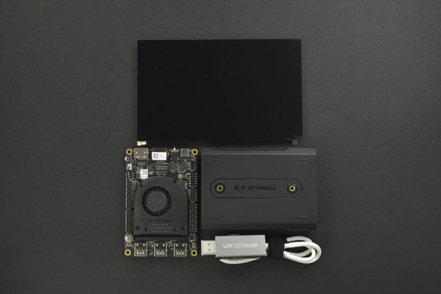 LattePanda 2 Alpha 800s with Titan Case and Streaming Cable and Touch Display