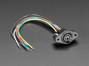 PS/2 Wired Connector - Panel Mount MiniDIN-6