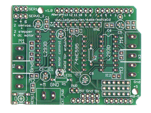 Adafruit Motor/Stepper/Servo Shield for Arduino kit