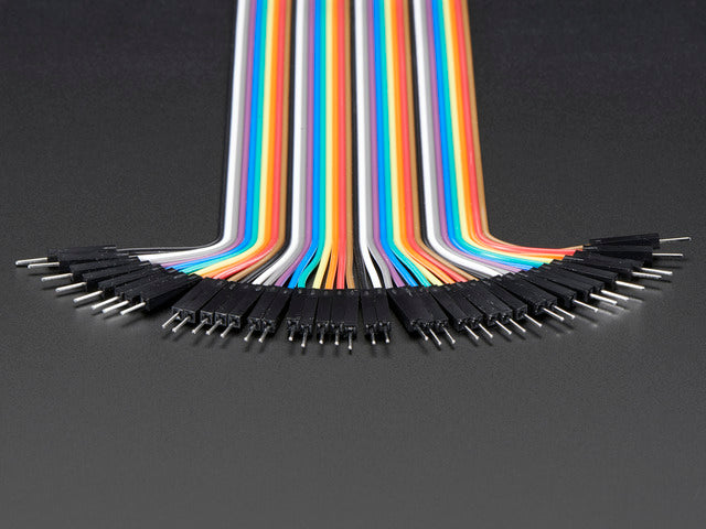 Premium Female/Male 'Extension' Jumper Wires - 40 x 6" (150mm)