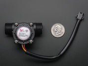 Liquid Flow Meter -  Plastic 1/2" NPS Threaded