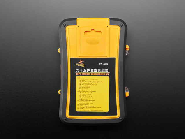 65 Piece Ratchet Screwdriver and Tool Bit Set