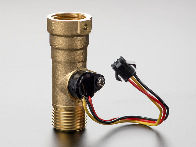 Liquid Flow Meter -  Brass 1/2" Nominal Threaded