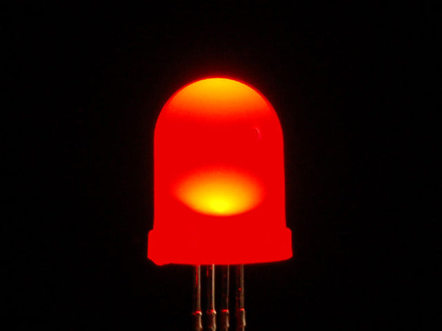 Diffused RGB (tri-color) 10mm LED (10 pack)
