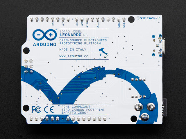 Arduino Leonardo ATmega32u4 with headers