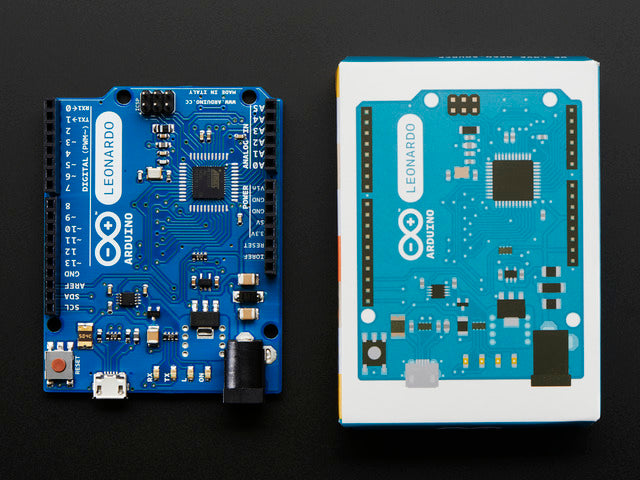Arduino Leonardo ATmega32u4 with headers