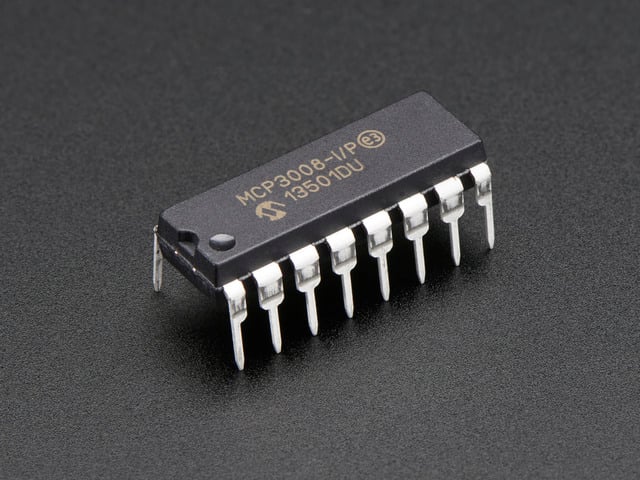 MCP3008 - 8-Channel 10-Bit ADC With SPI Interface