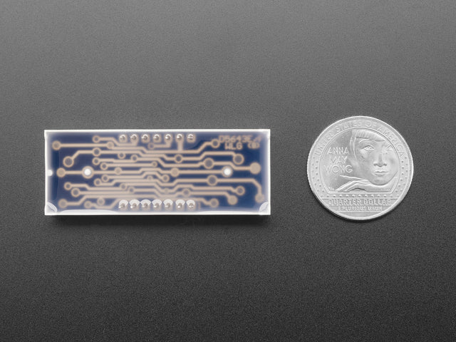 Red 7-segment clock display - 0.56" digit height