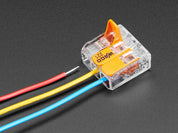 Snap-action 3-Wire Block Connector (12-24 AWG) - Pack of 3