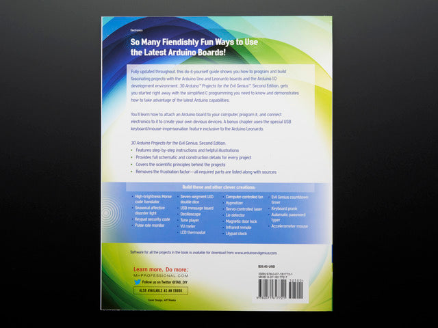 30 Arduino Projects for the Evil Genius by Simon Monk - 2nd Ed.