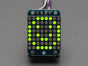 Adafruit Mini 0.8" 8x8 LED Matrix w/I2C Backpack - Yellow-Green