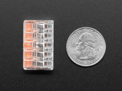 Snap-action 5-Wire Block Connector (12-24 AWG) - Pack of 3