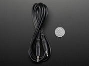 Stereo 3.5mm Plug/Plug Audio Cable - 6 feet