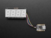 Adafruit 0.56" 4-Digit 7-Segment Display w/I2C Backpack - Yellow
