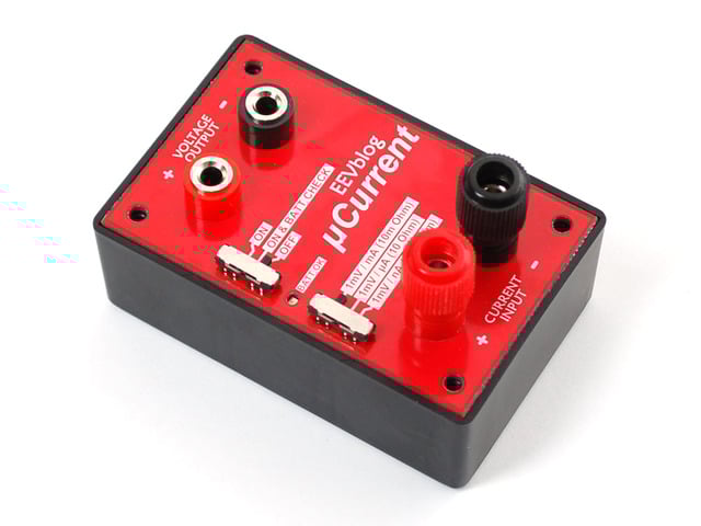 EEVblog uCurrent - Precision nA Current Measurement Assistant