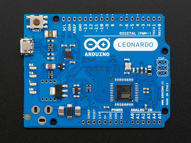 Arduino Leonardo ATmega32u4 without headers