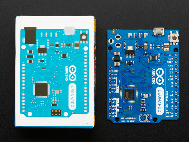 Arduino Leonardo ATmega32u4 without headers