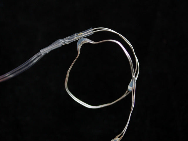 Wire Light LED Strand - 10 Green LEDs + Coin Cell Holder