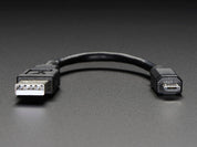 USB cable - 6" A/MicroB
