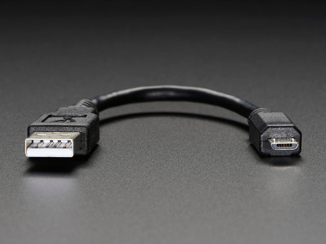 USB cable - 6" A/MicroB