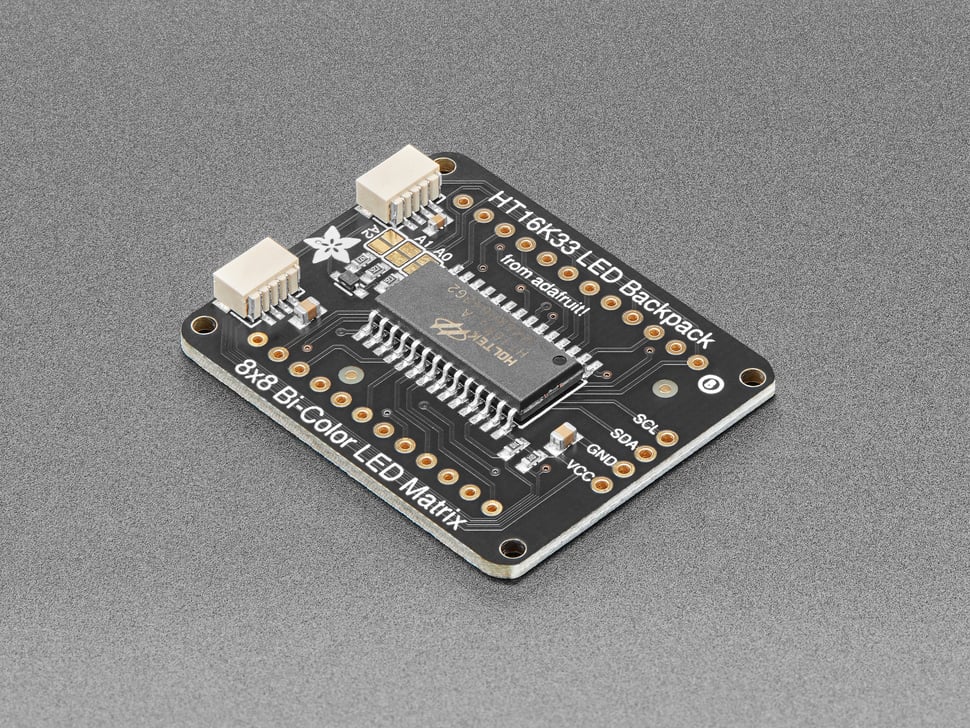 Adafruit Bicolor LED Square Pixel Matrix with I2C Backpack